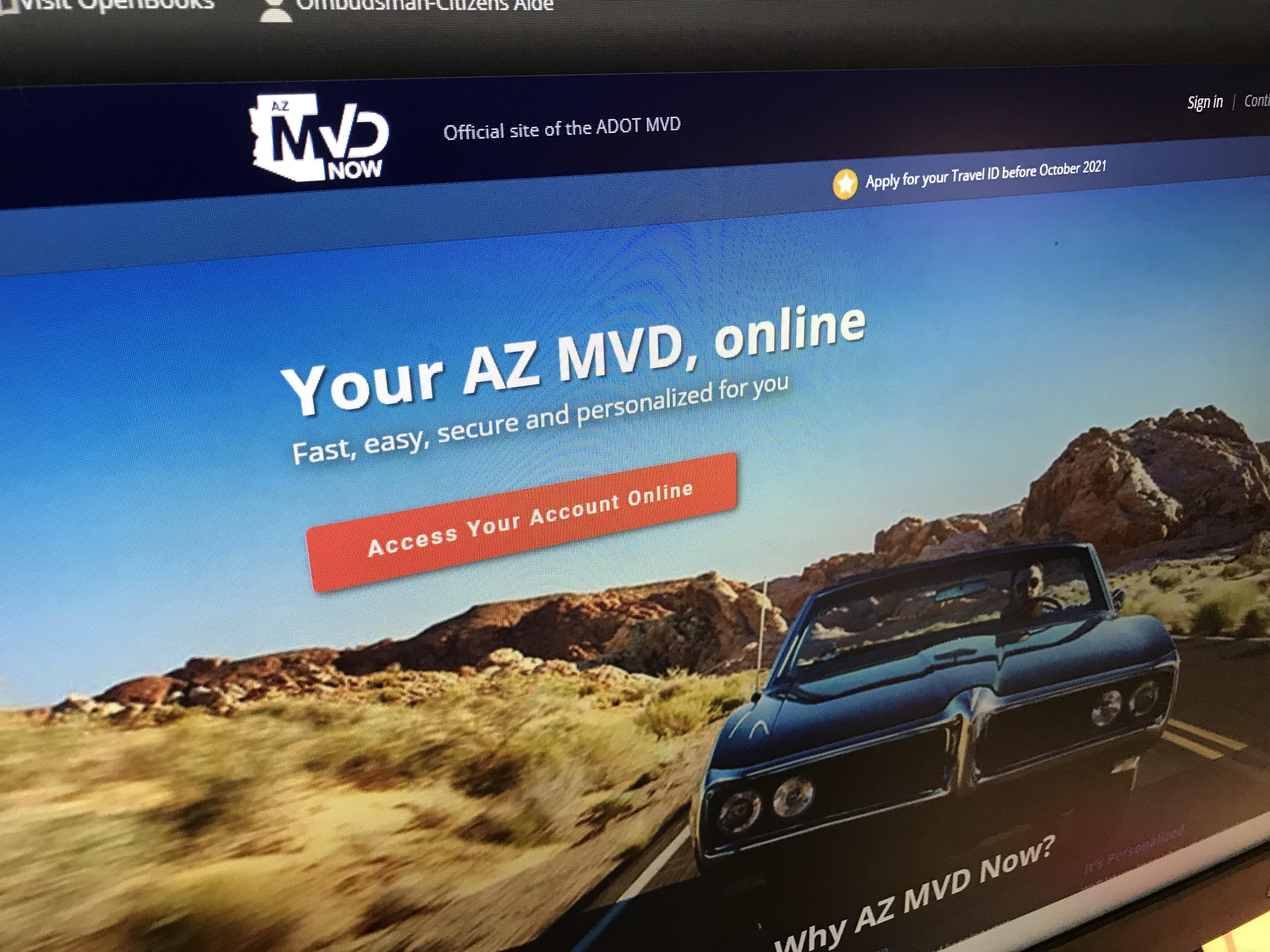 Az Motor Vehicle Login