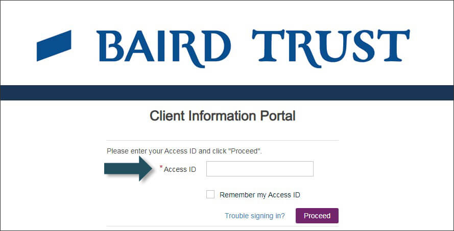 Baird Account Login