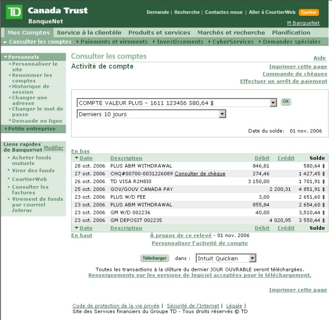 Banque Net Td Login