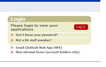 Baplc Staff Login