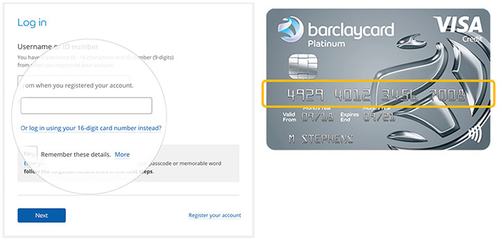 Barclaycard Secure Login