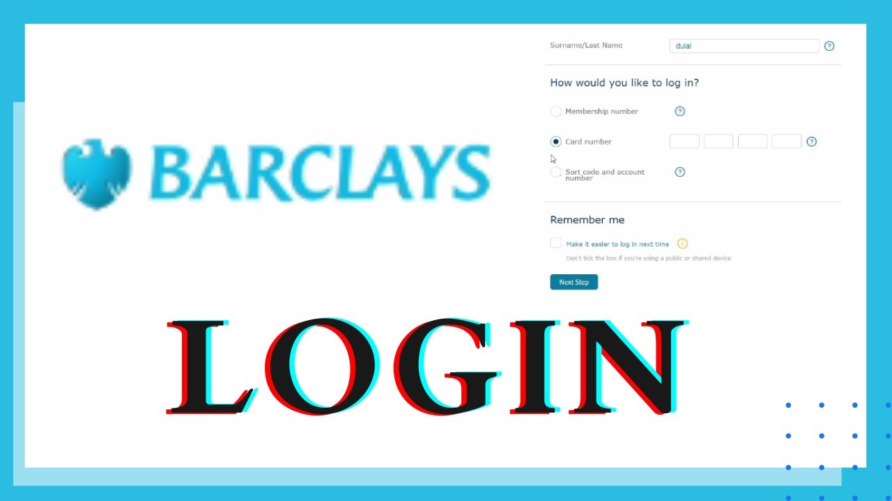 Barclays Login