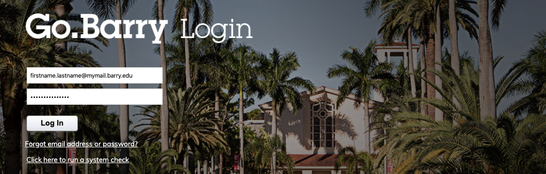 Barry University Login