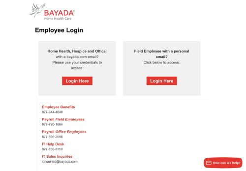 Bayada Okta Employee Login