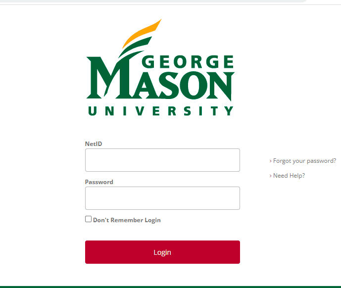 Bb Gmu Login