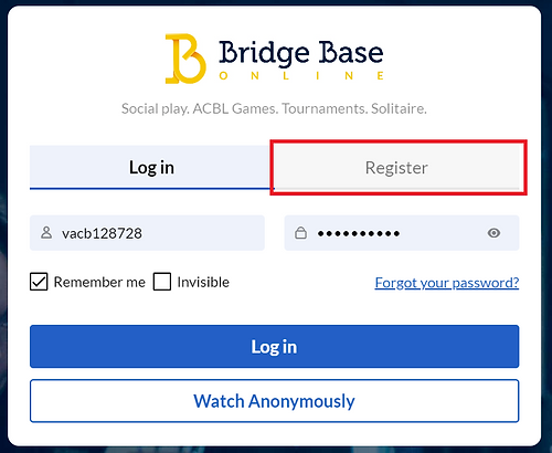 Bbo Bridge Login