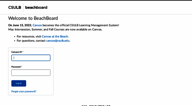 Beachboard Login