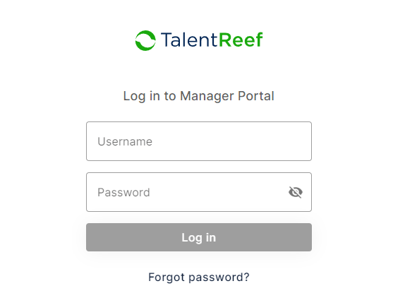 Talentreef Manager Portal Login