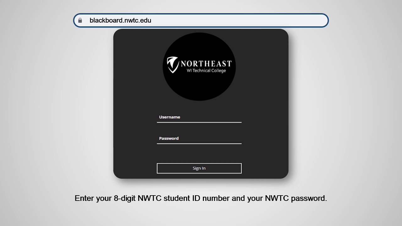 Blackboard Login Nwtc