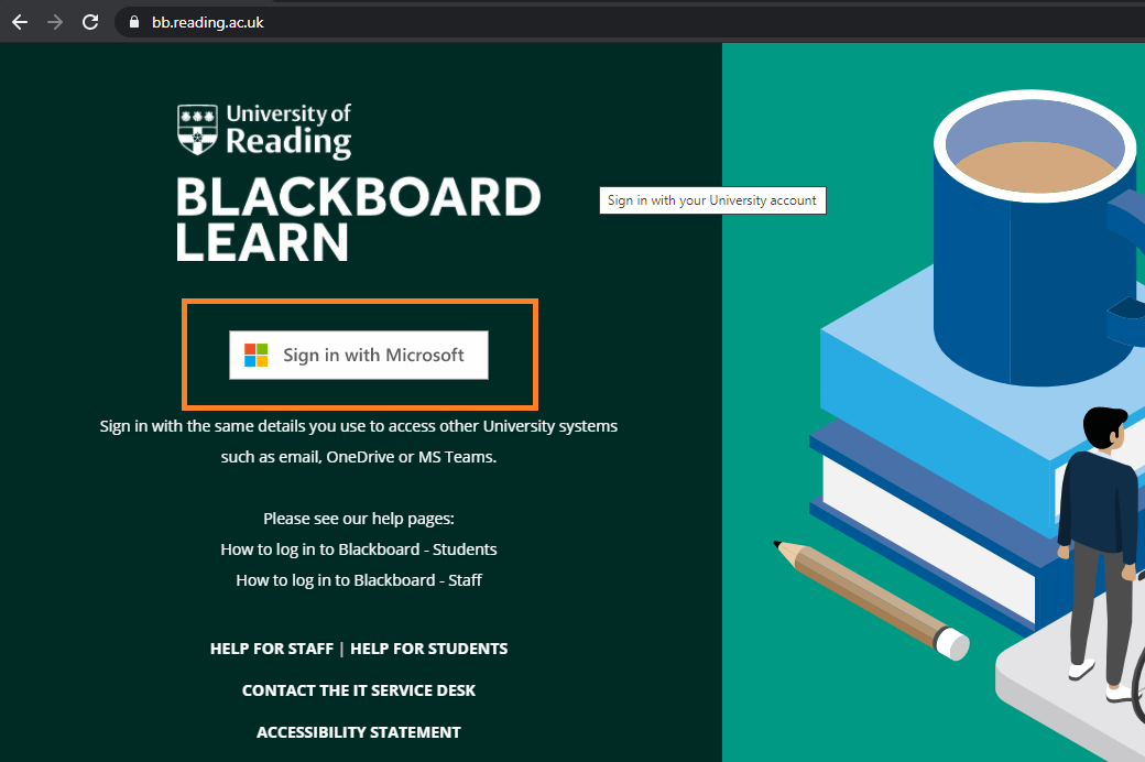 Blackboard Login Reading