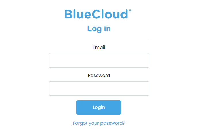 Blue Cloud Login