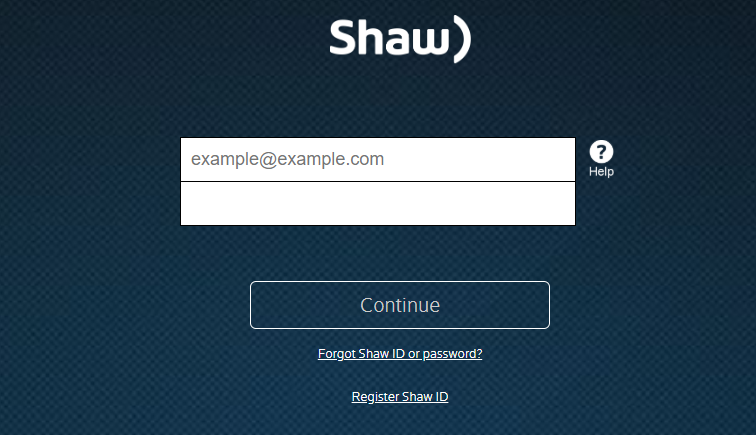 Blue Curve Shaw Login