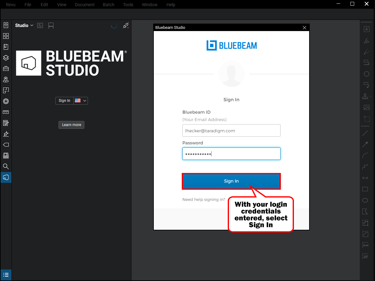 Bluebeam Login