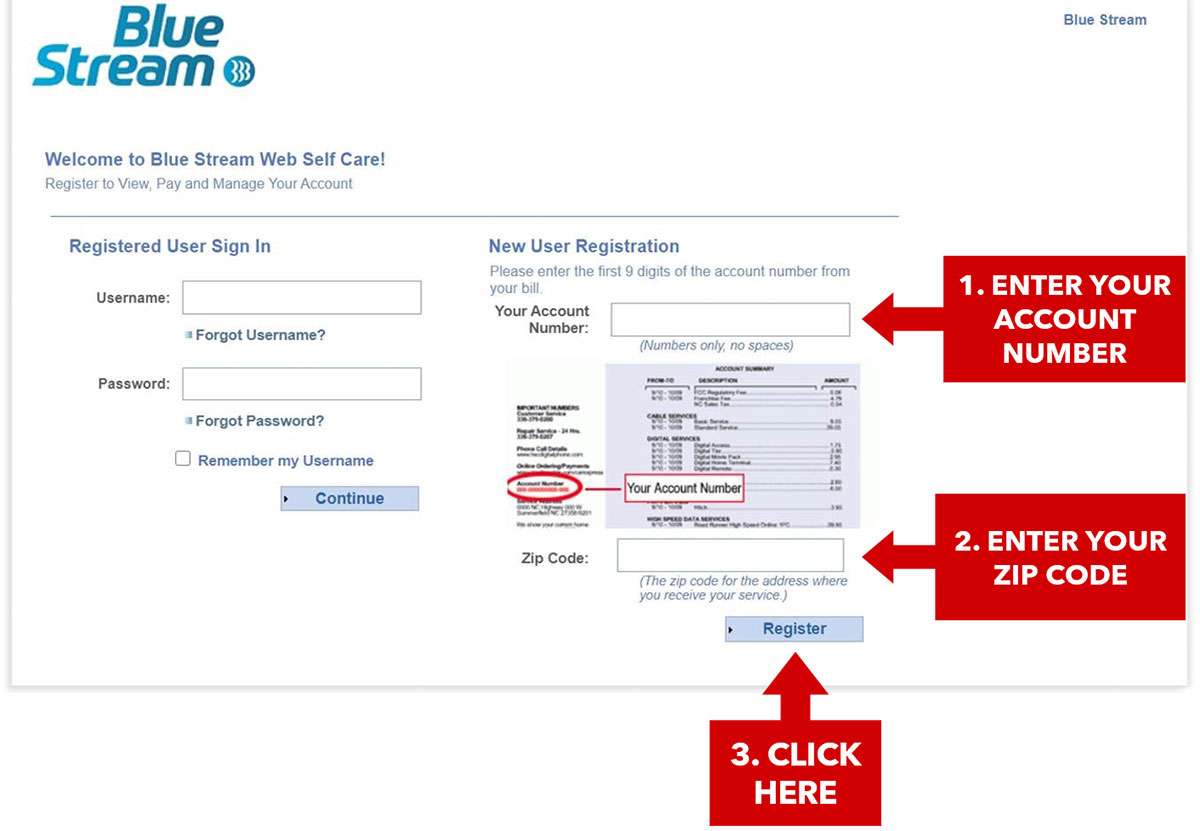 Bluestream Cable Login