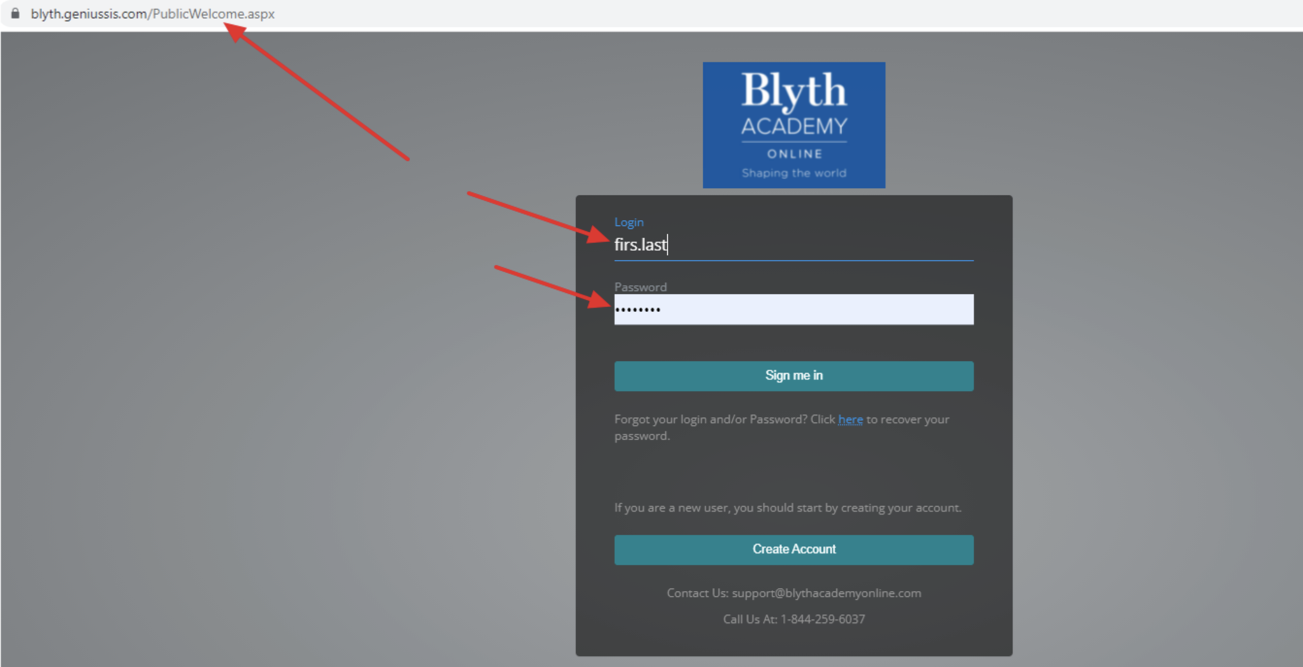 Blyth Academy Online Login