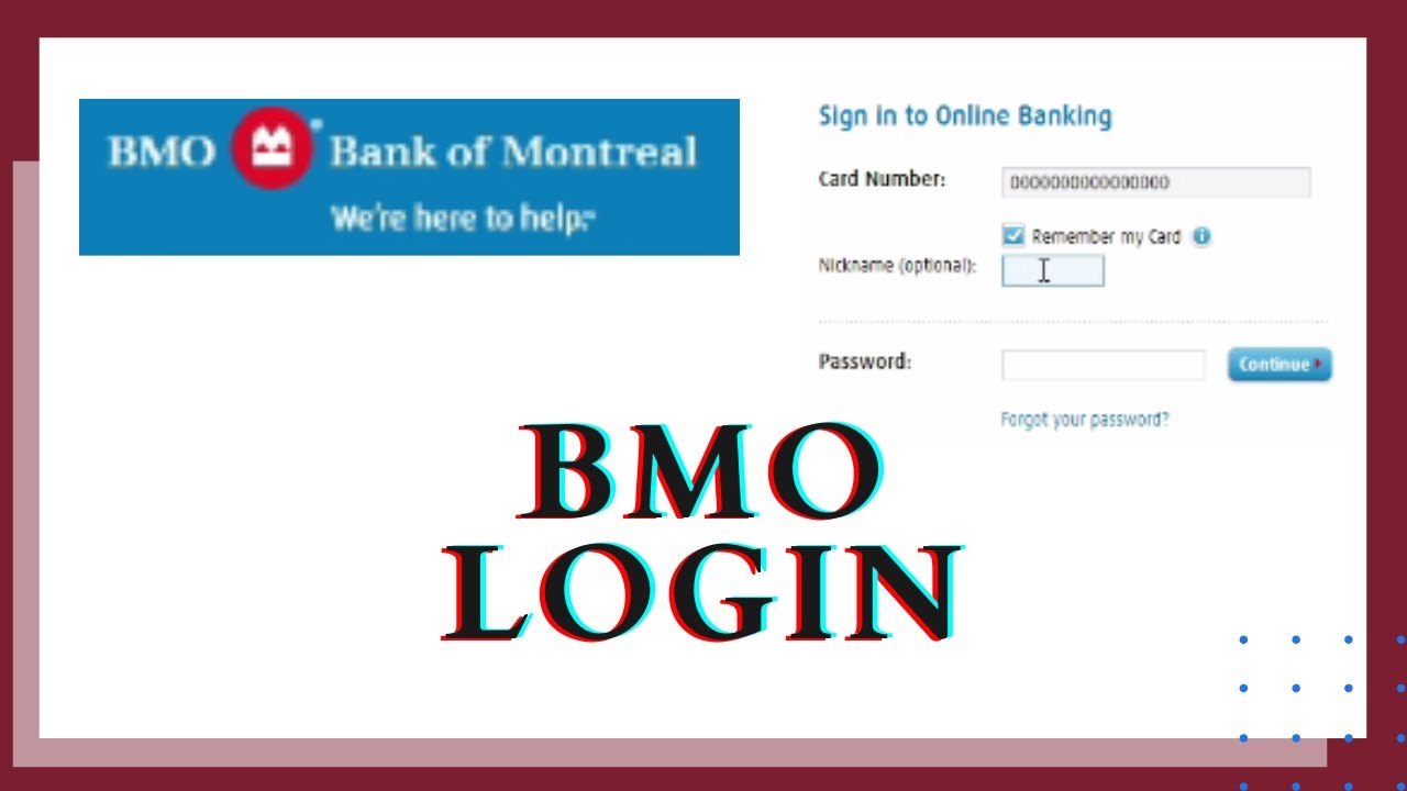 Bmo Login Online Banking