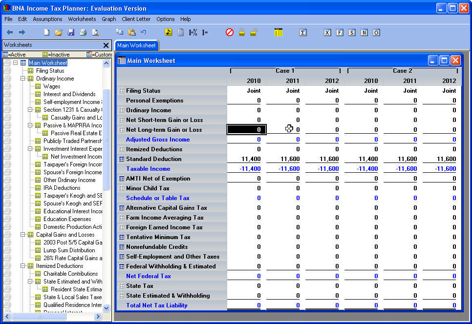 Bna Tax Planner Login