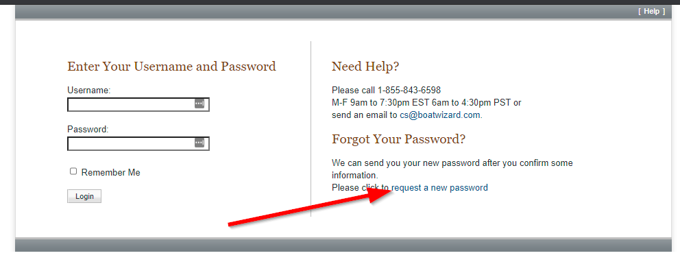 Boatwizard Login