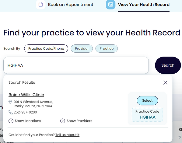 Boice Willis Patient Portal Login