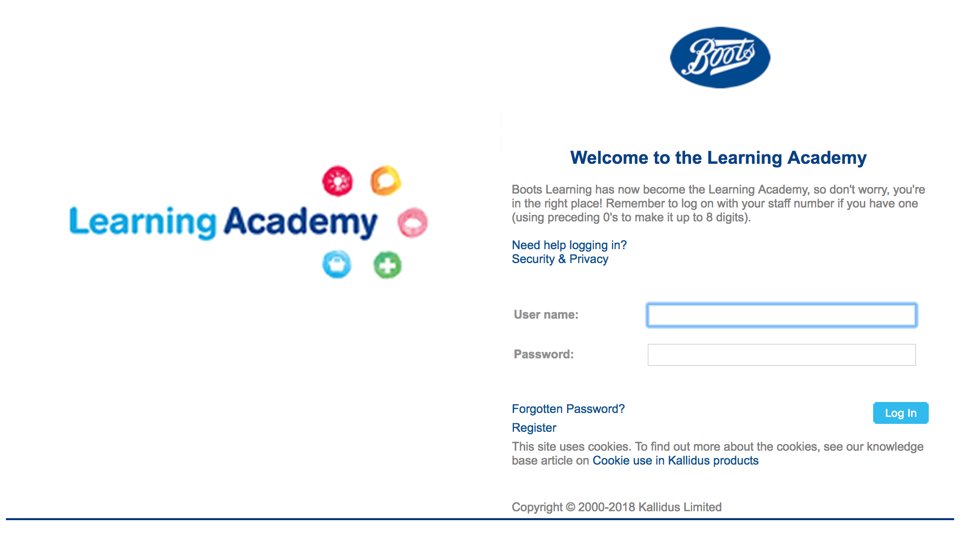 Boots Elearning Kallidus Login