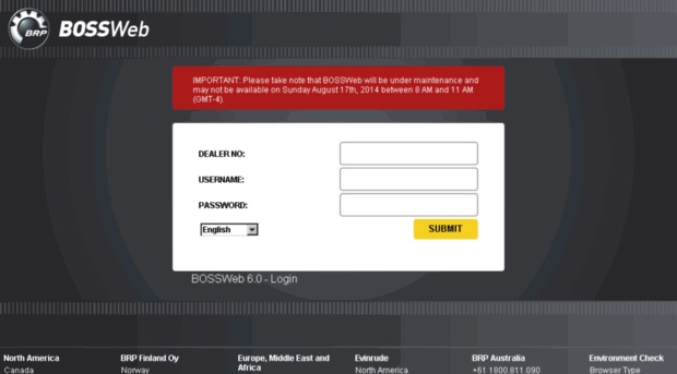 Bossweb Brp Dealer Login