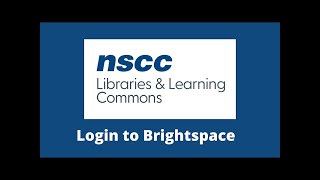 Brightspace Login Nscc