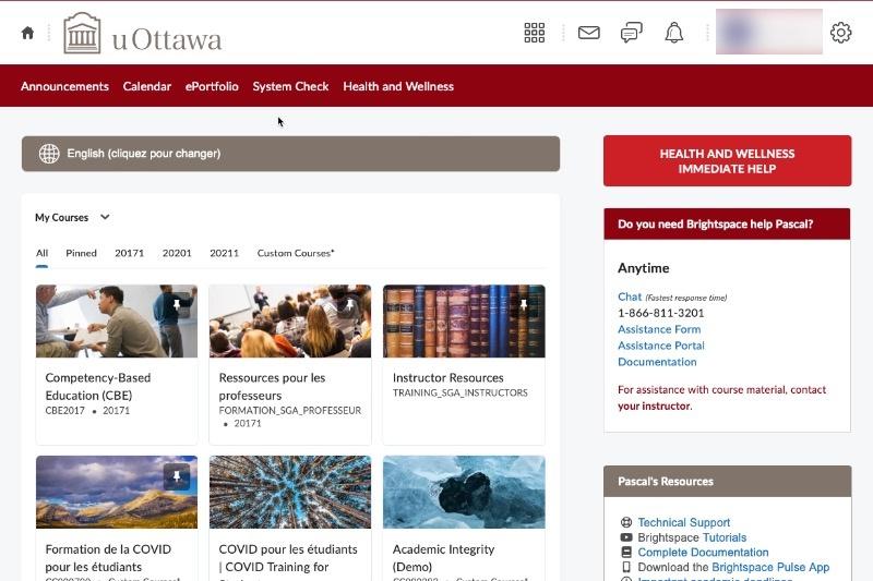 Brightspace Login Uottawa