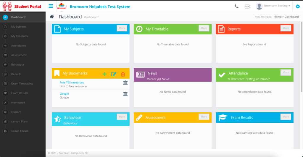 Bromcom Student Login