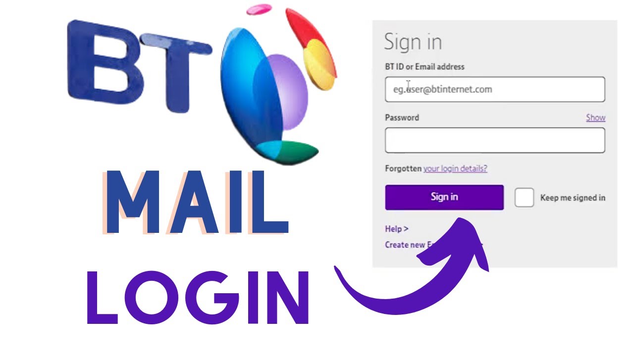 Bt Email Login In