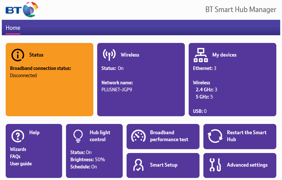 Bt Homehub Login