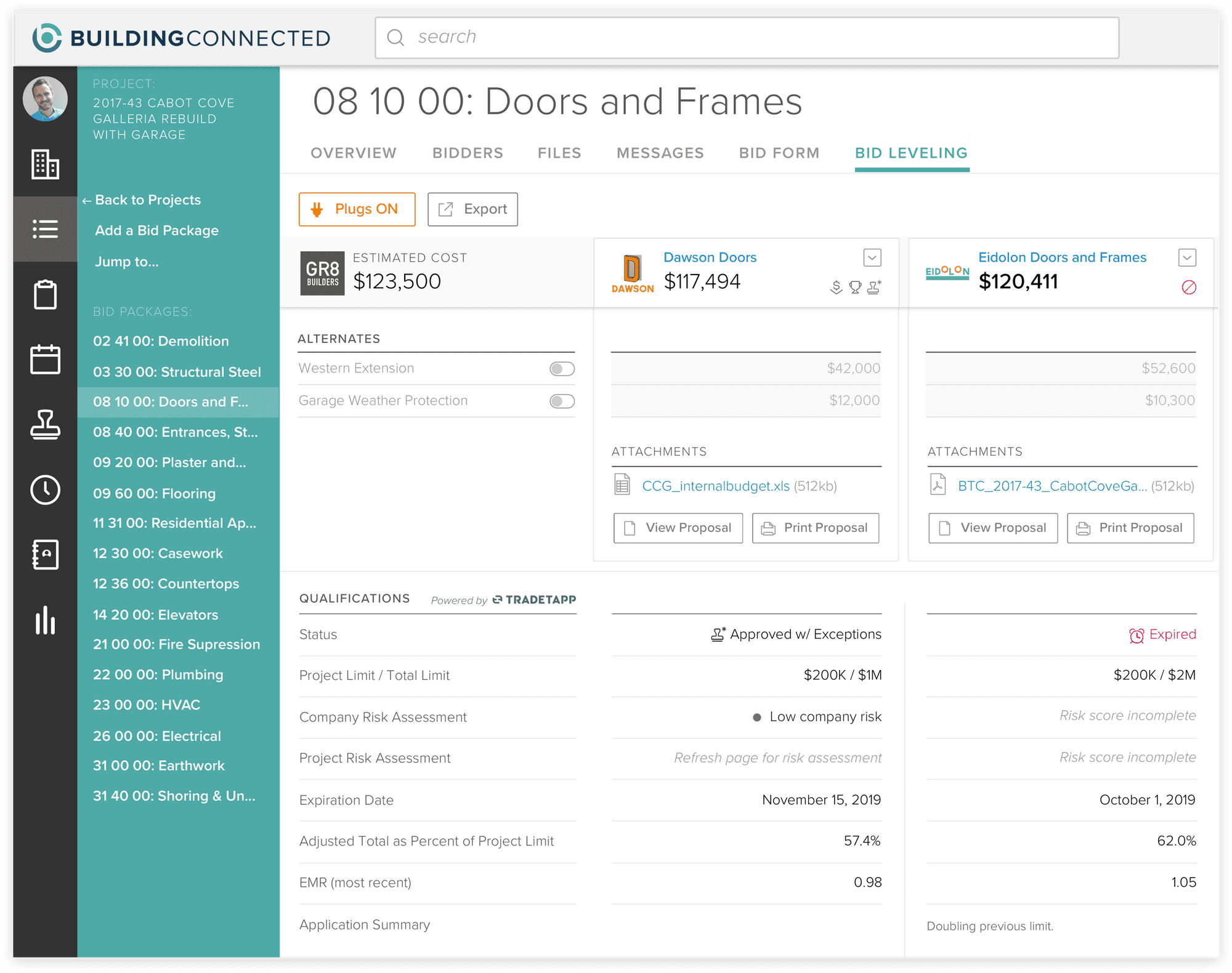 Building Connect Login