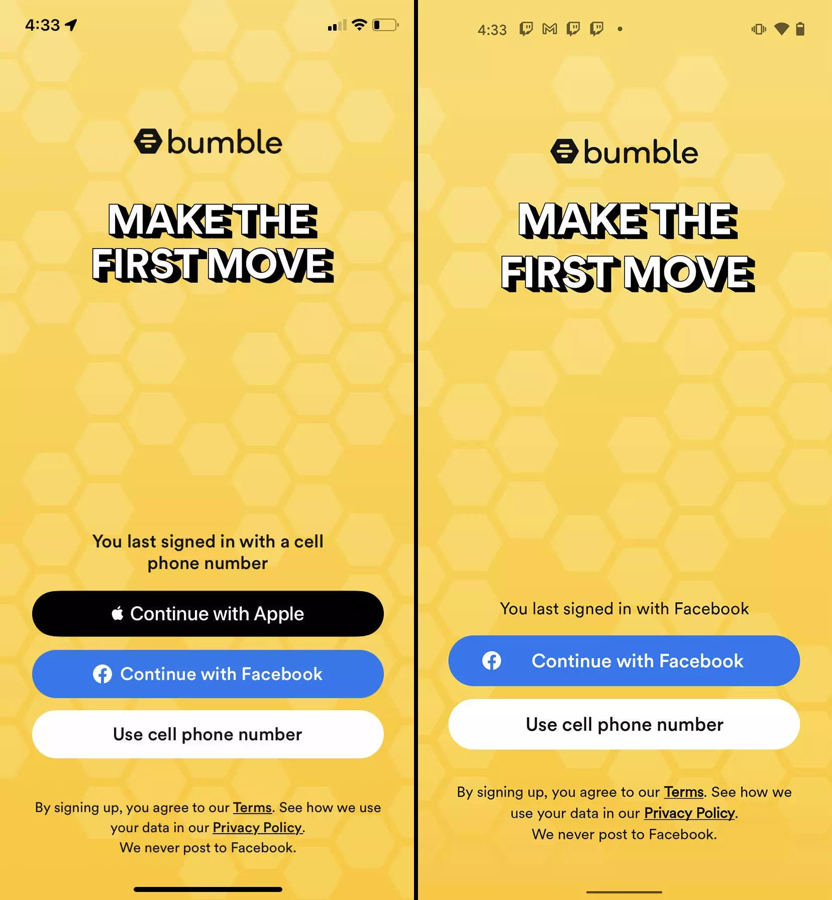 Bumble Login With Phone Number