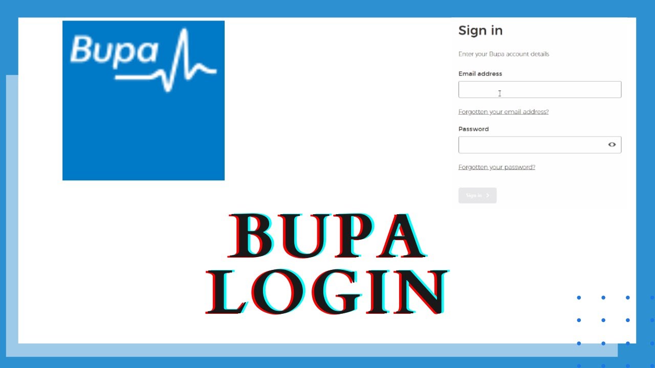 Bupa Health Insurance Login