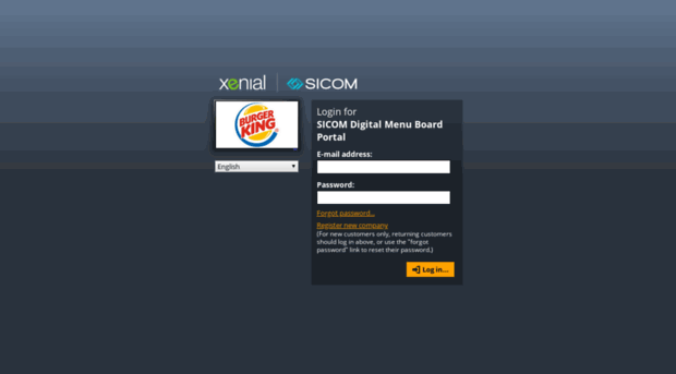 Burger King Sicom Login