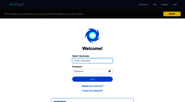 Bw Legal Login