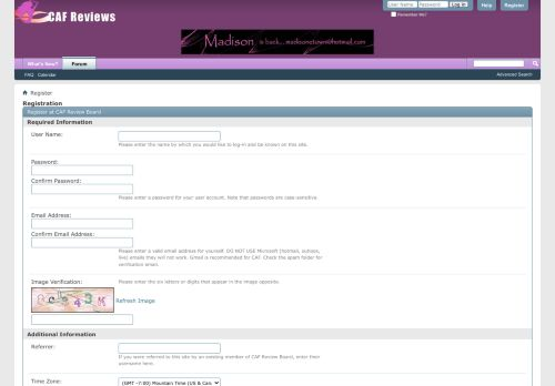 Caf Review Login