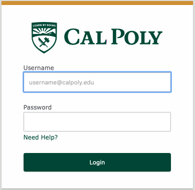 Cal Poly Login