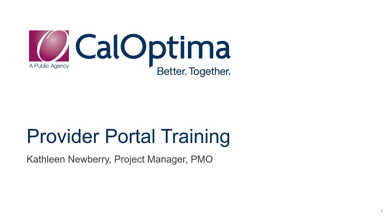 Caloptima Login