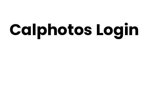 Calphoto Login