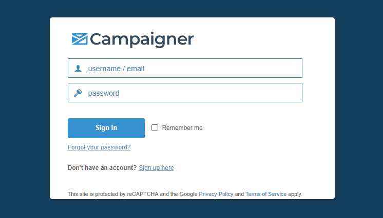 Campaigner Login