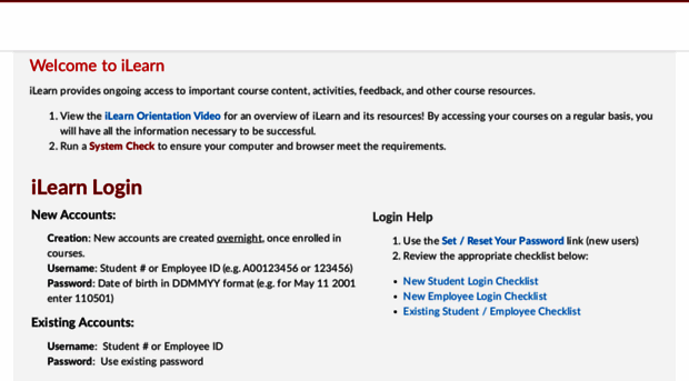 Canadore Ilearn Login