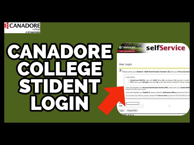 Canadore Self Service Login