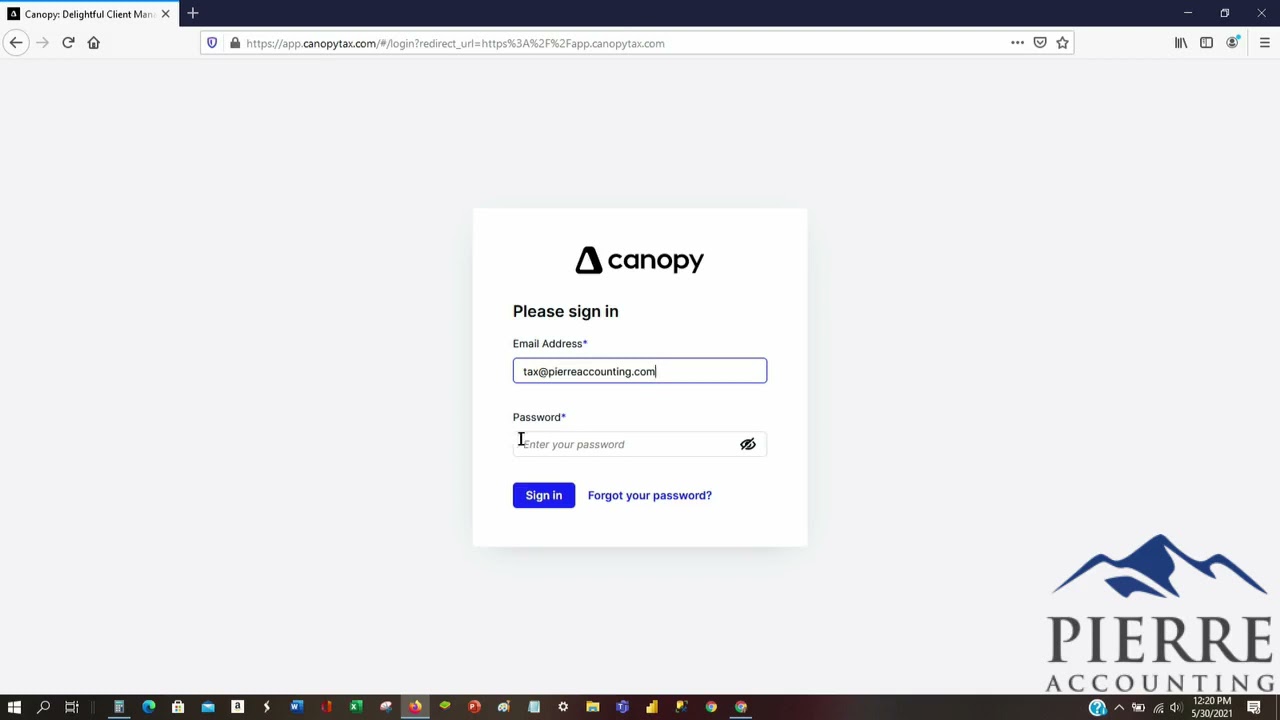 Canopy Software Login