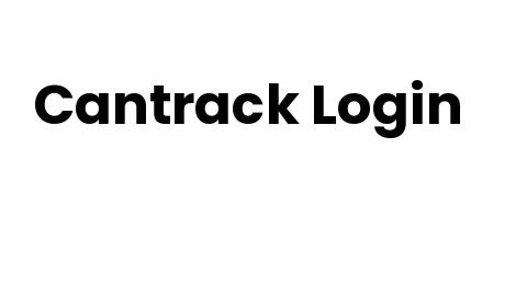 Cantrack Login