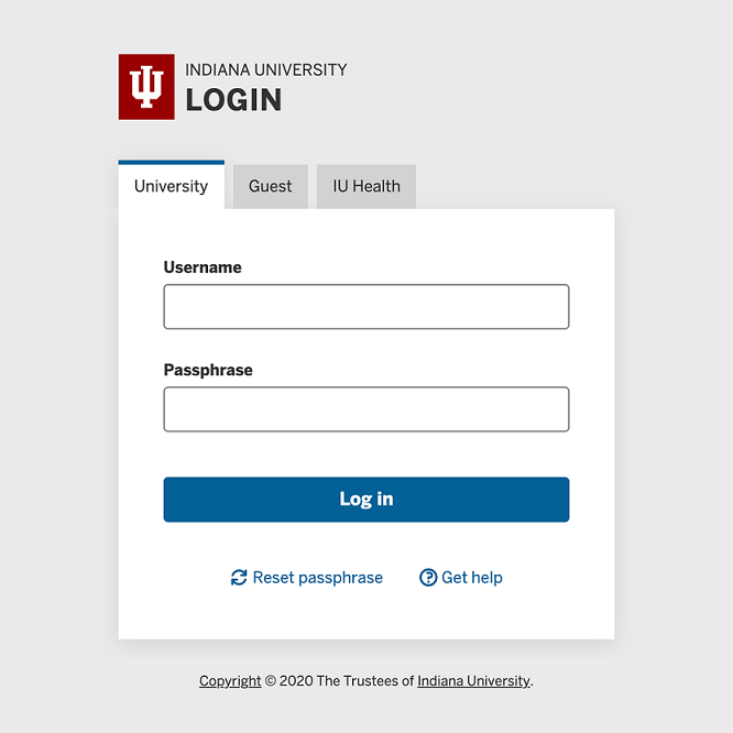 Canvas Login Iu