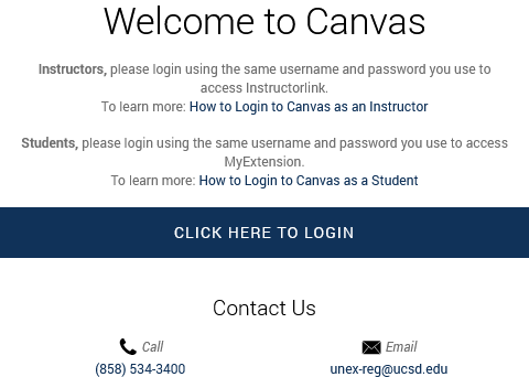 Canvas Login Uc