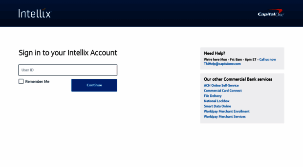 Capital One Intellix Login