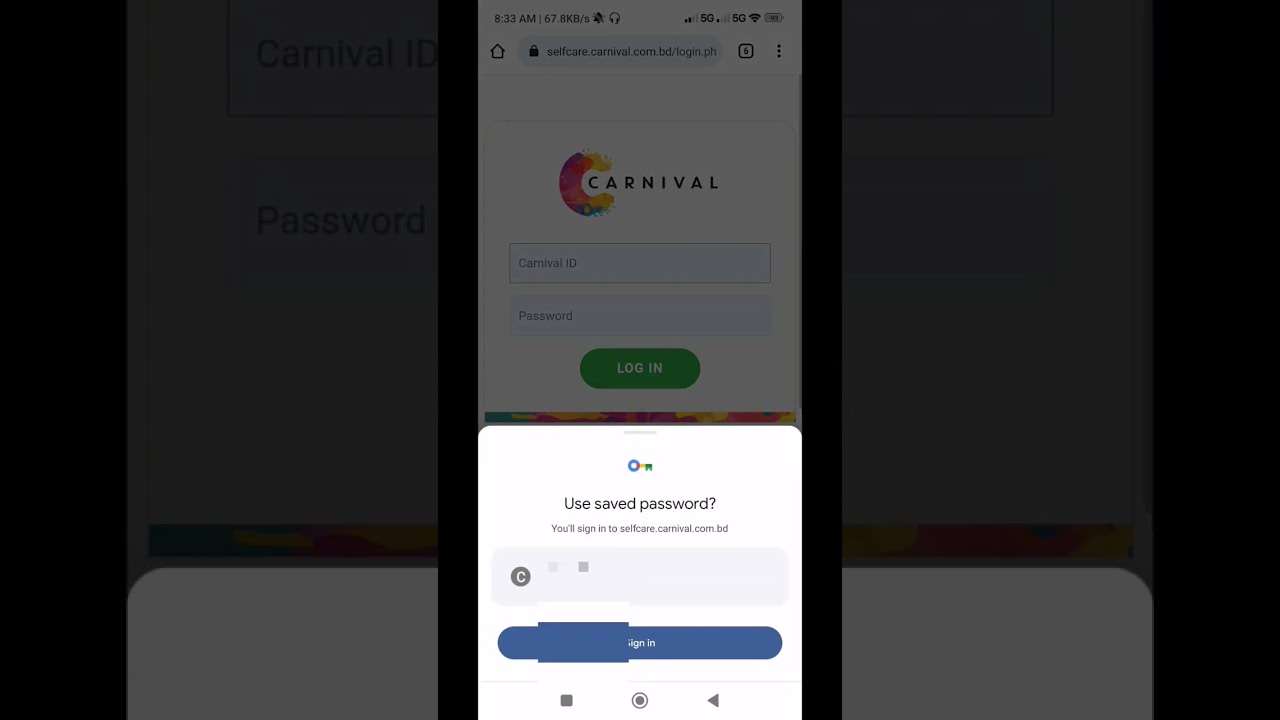 Carnival Wifi Login