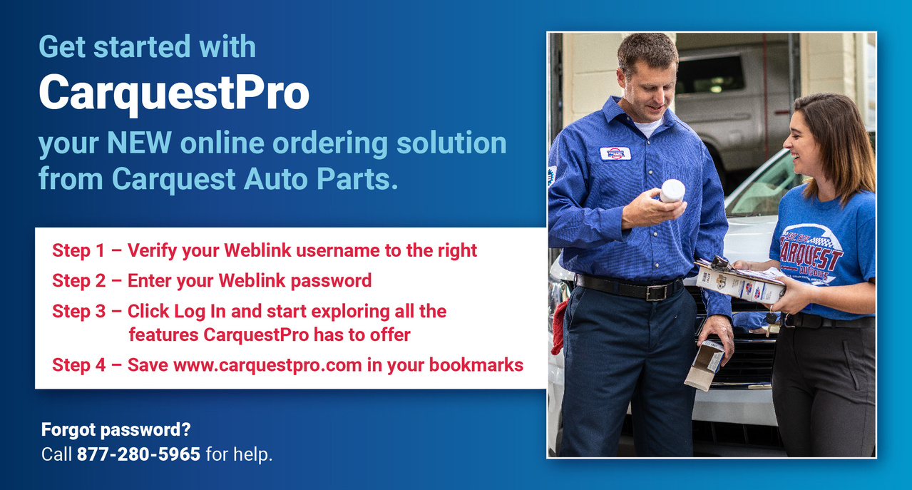 Carquest Professional Login