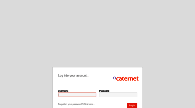 Caternet Login